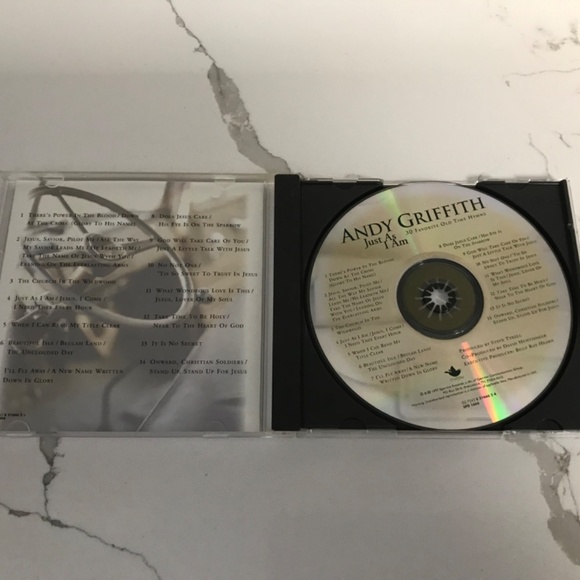 Andy Griffith Just as I am  30 Hymns Music CD - Picture 3 of 3